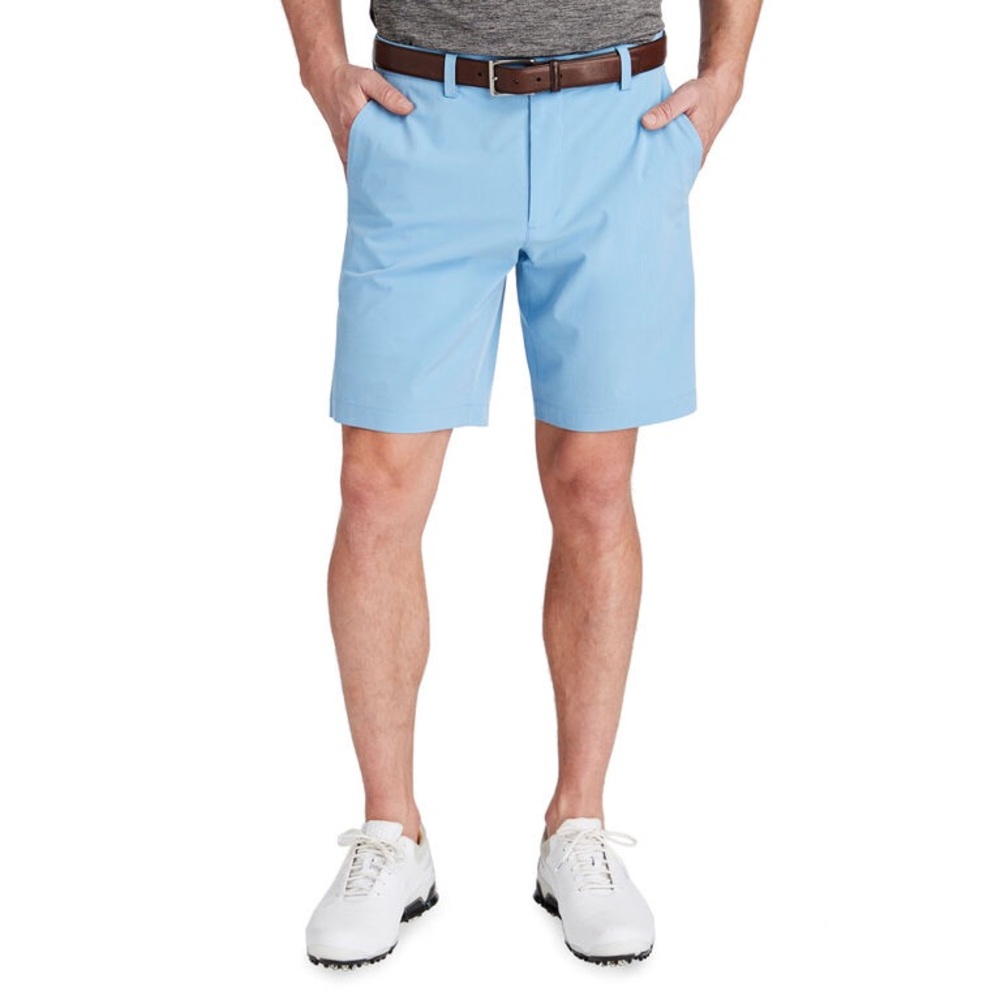 Vineyard Vines Fairway Golf Hybrid Shorts Blue 32